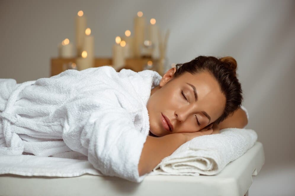 Image showing sleep well treatment treatment being performed
